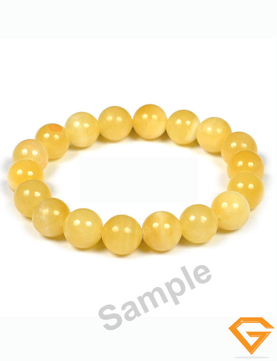 Yellow Calcite Stone Healing Bracelet 8mm